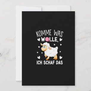 komme was wolle ich schaf das save the date