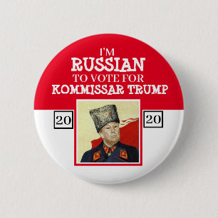 Kommissar Trump 6 Cm Round Badge