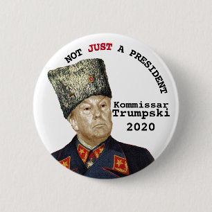 Kommissar Trumpski 6 Cm Round Badge