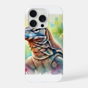 Komodo dragon 171024AREF103 - Watercolor iPhone 15 Pro Case