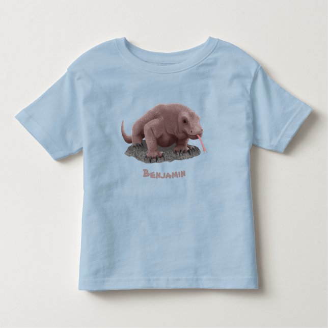 Komodo dragon illustration toddler T-Shirt (Front)
