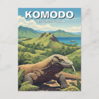 Komodo Dragon Indonesia National Park
