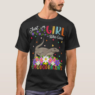 Komodo Dragon Just A Girl Who Loves Komodo Drago T-Shirt