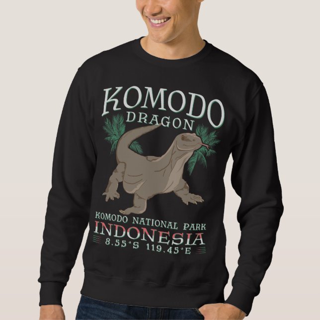 KOMODO DRAGON - THE LARGEST LIZARD. SWEATSHIRT (Front)