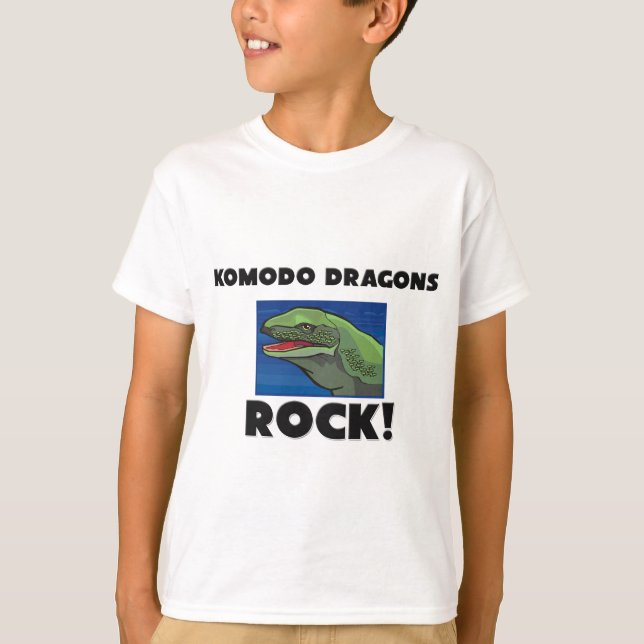 Komodo Dragons Rock T-Shirt (Front)