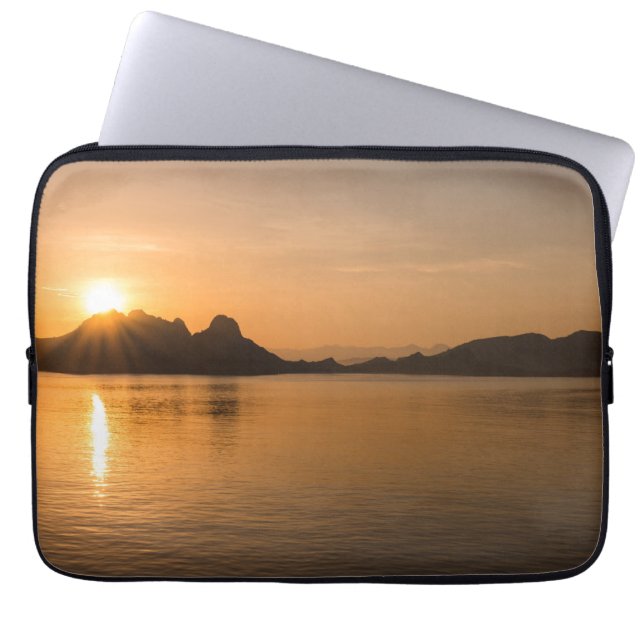 Komodo Island At Sunset Laptop Sleeve (Front)