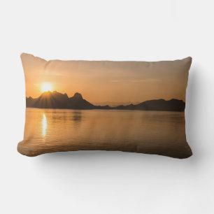 Komodo Island At Sunset Lumbar Cushion