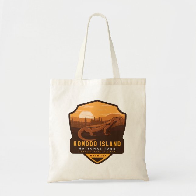 Komodo Island National Park Tote Bag (Front)