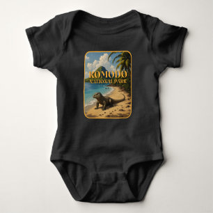 Komodo National Park Indonesia Baby Bodysuit