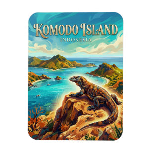 Komodo National Park Indonesia Magnet