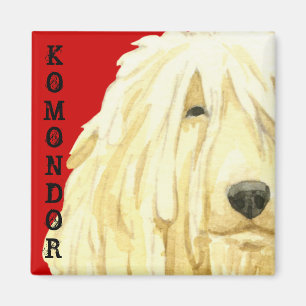 Komondor Colour Block Magnet