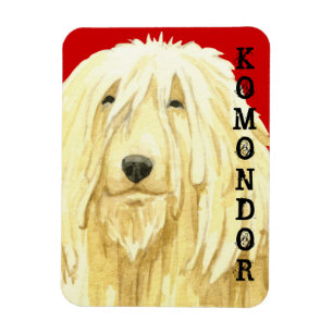 Komondor Colour Block Magnet