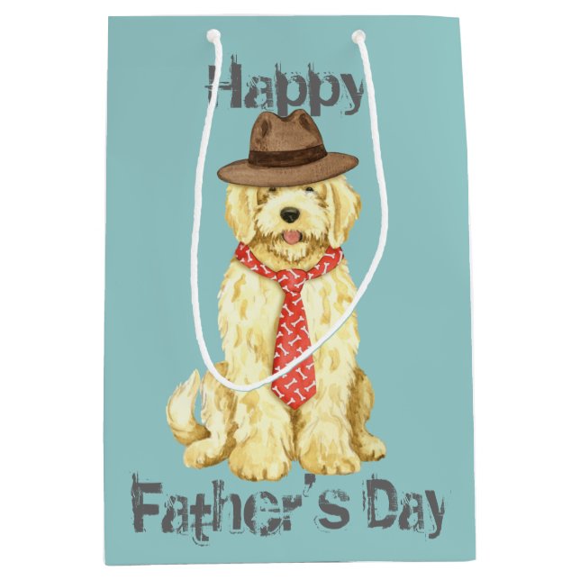 Komondor Dad Medium Gift Bag (Front)