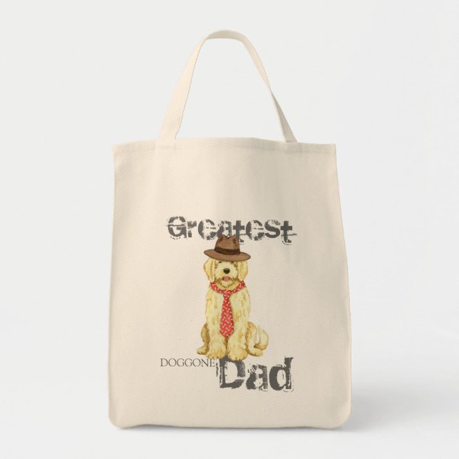 Komondor Dad Tote Bag (Front)