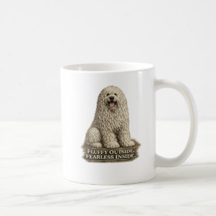Komondor – Fluffy Outside Fearless Inside Coffee Mug