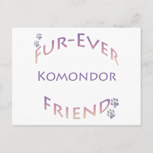 Komondor Furever Postcard