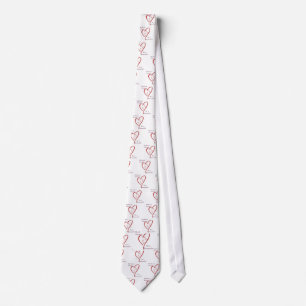 Komondor Heart Belongs Tie