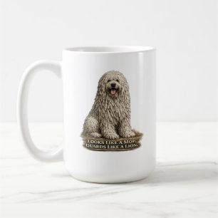 Komondor – Looks Like a Mop Guards Like a Lion Coffee Mug