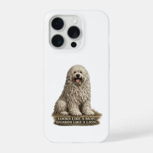 Komondor – Looks Like a Mop Guards Like a Lion iPhone 15 Pro Case