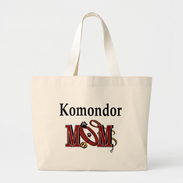 Komondor mum Tote Bag (Front)