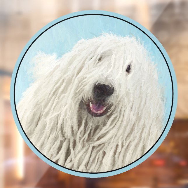 Komondor Painting - Cute Original Dog Art (Sheet 2)