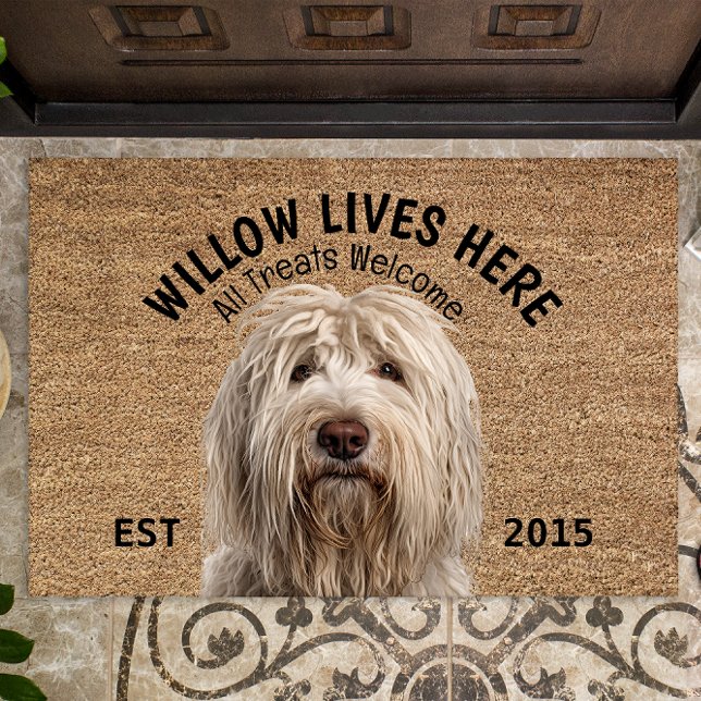 Komondor Personalised Pet Doormat (Creator Uploaded)