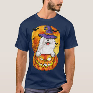 Komondor Witch Pumpkin Halloween Dog Lover Funny  T-Shirt