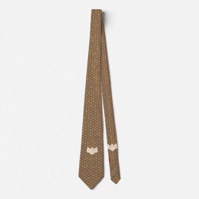 Komonjikirimontsukikawa-doubuku Neck Tie (Front)