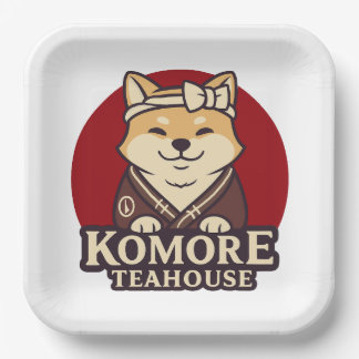 KOMORE TEAHOUSE Genshin Impact Inazuma Paper Plate