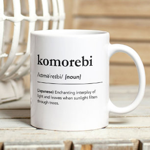 Komorebi definition japanese words dictionary coffee mug