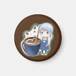 komugisui coffee mug magnet