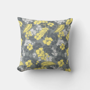 Kona Bay Hawaiian Hibiscus Cushion