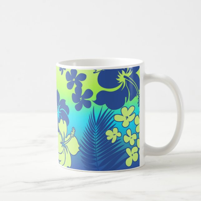 Kona Blend Hawaiian Hibiscus Coffee Mug (Right)