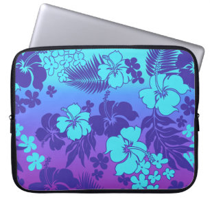 Kona Blend Hawaiian Hibiscus Neoprene Wetsuit Laptop Sleeve