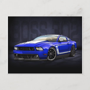Kona Blue 2012 Boss 302 Postcard