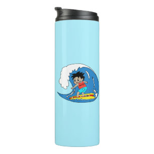 Kona Boy Surfs Big Wave Thermal Tumbler - Surf Art