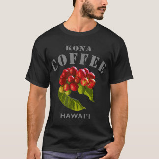 Kona Coffee Hawaii Famous Big Island Modern Hawaii T-Shirt