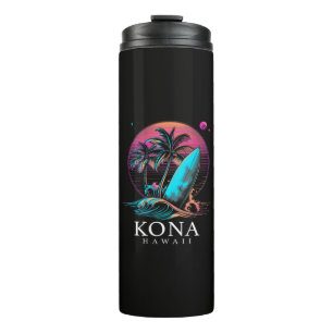 Kona Hawaii Hawaiian Surf Board Vintage Thermal Tumbler