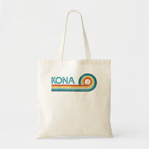 Kona Hawaii Surf Vintage Beach Surfer Surfing Gift Tote Bag
