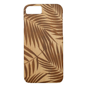 Kona Palms Hawaiian Leaf Faux Wood iPhone 8/7 Case