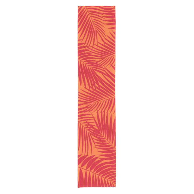 Kona Palms Hawaiian Leaf Short Table Runner (Front)