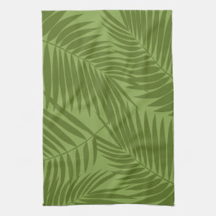 Kona Palms Hawaiian Leaf Tea Towel