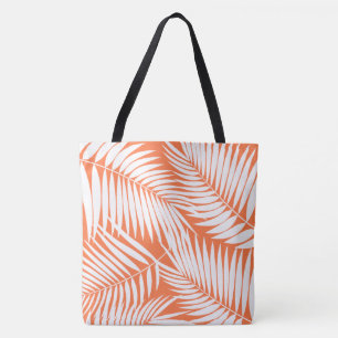 Kona Palms Hawaiian Leaf Tropical Beach Bag
