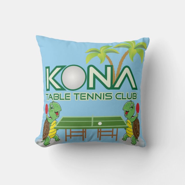 Kona Table Tennis Club Cushion (Front)