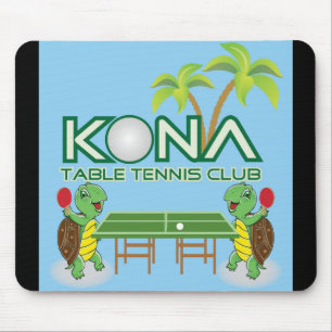 Kona Table Tennis Club Mouse Pad