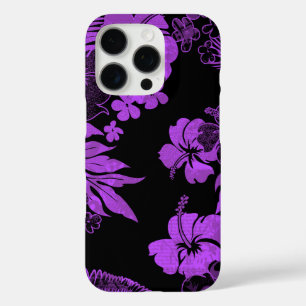 Kona Times Hibiscus Hawaiian Engineered Violet iPhone 16 Pro Case