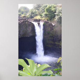 KONA WATERFALL POSTER