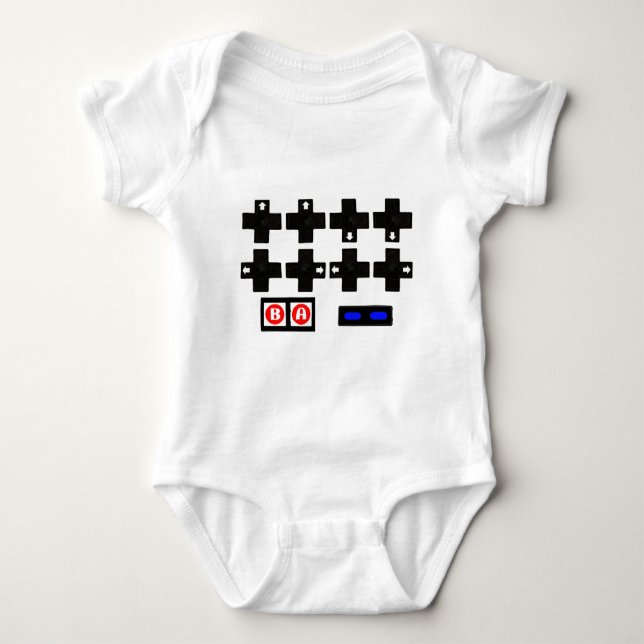 Konami Contra Code Baby Bodysuit (Front)