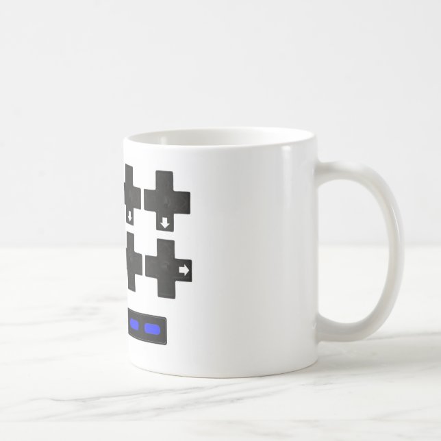 Konami Contra Code Coffee Mug (Right)