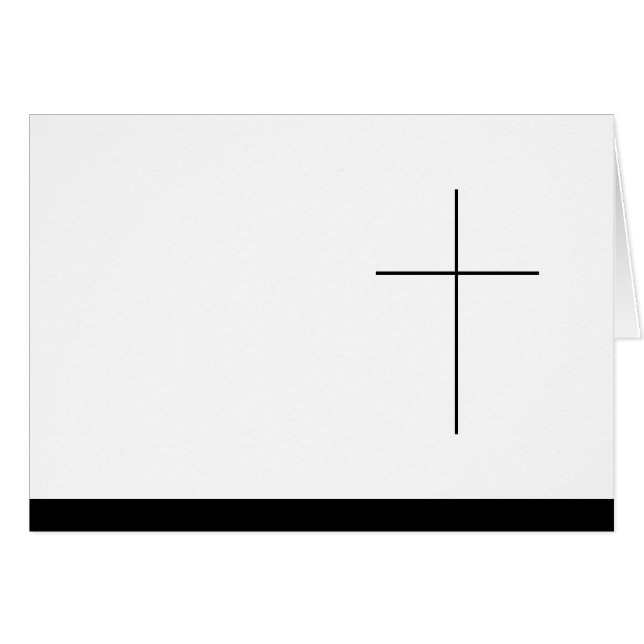 Kondolenzkarte (Front Horizontal)